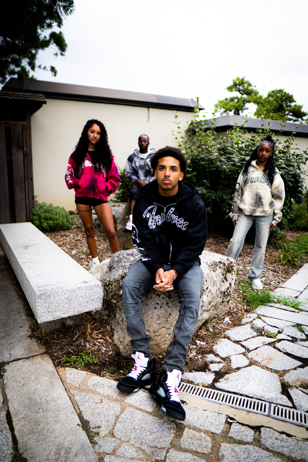 ALL “VLV” Zip-Up Hoodies