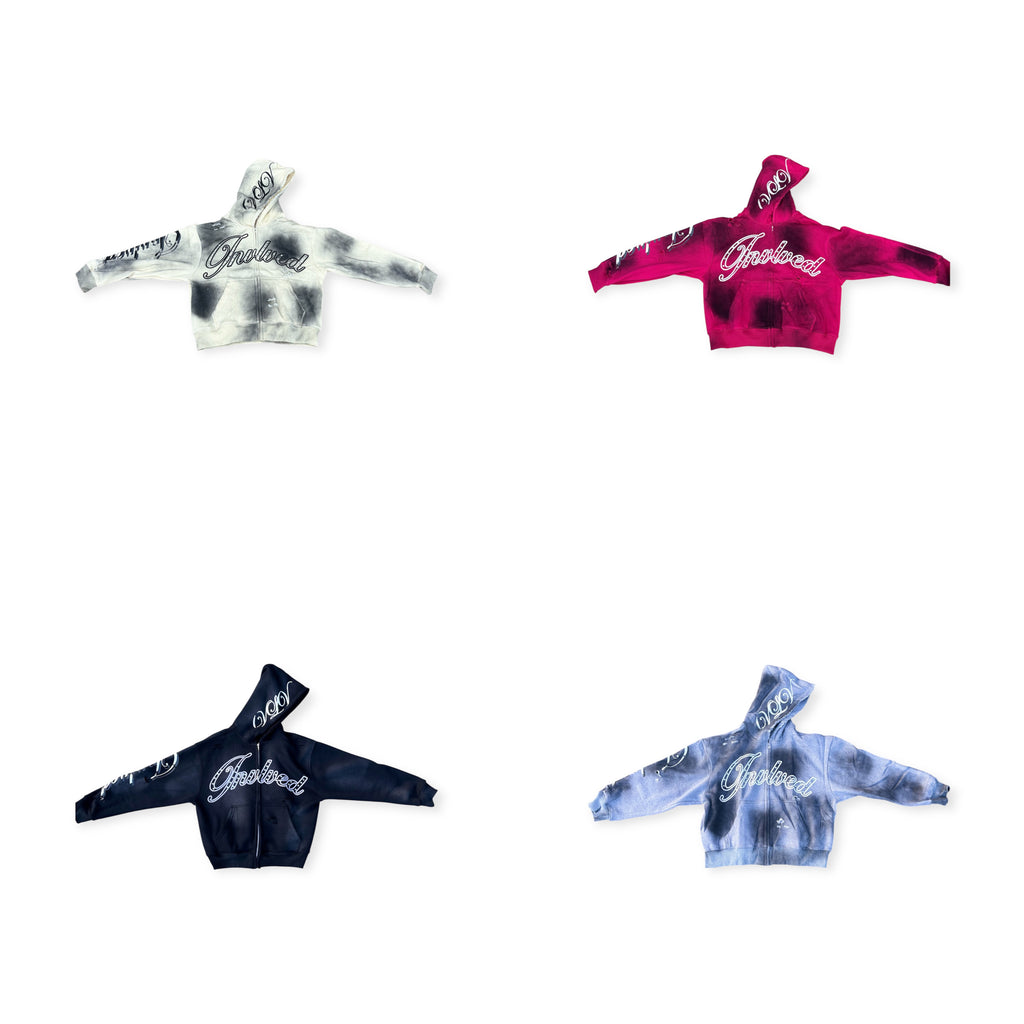 ALL “VLV” Zip-Up Hoodies